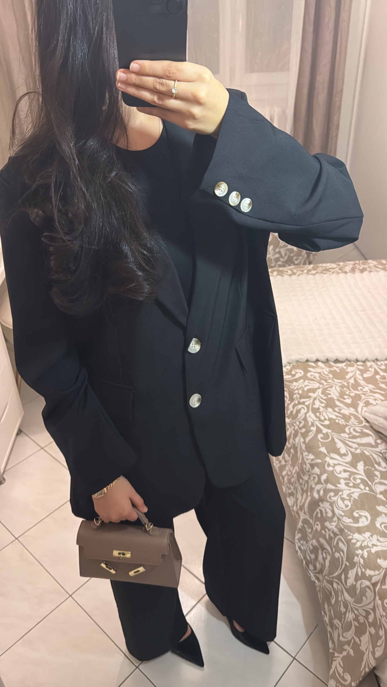 Ensemble blazer noir