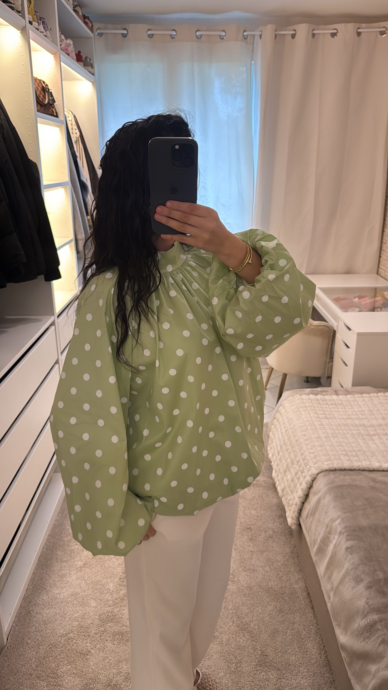Haut Nour vert pistache