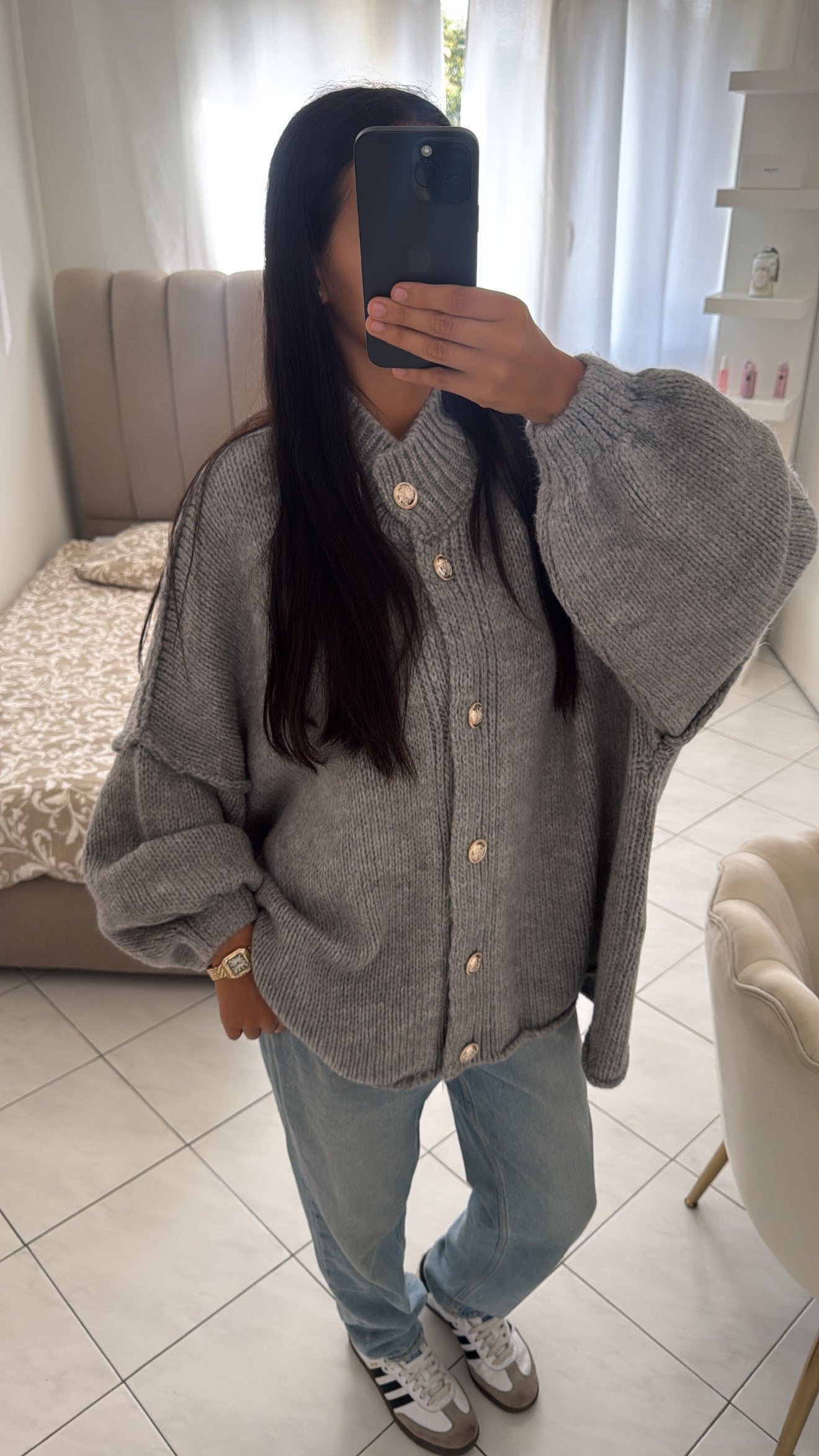 Haut nelya gris