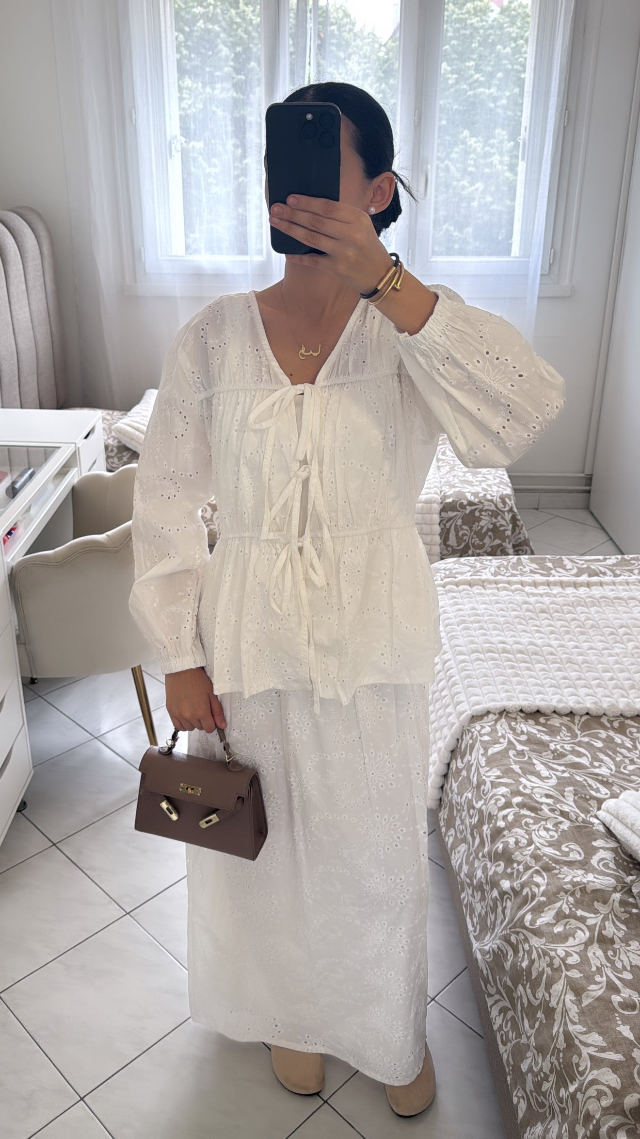 Ensemble naja blanc