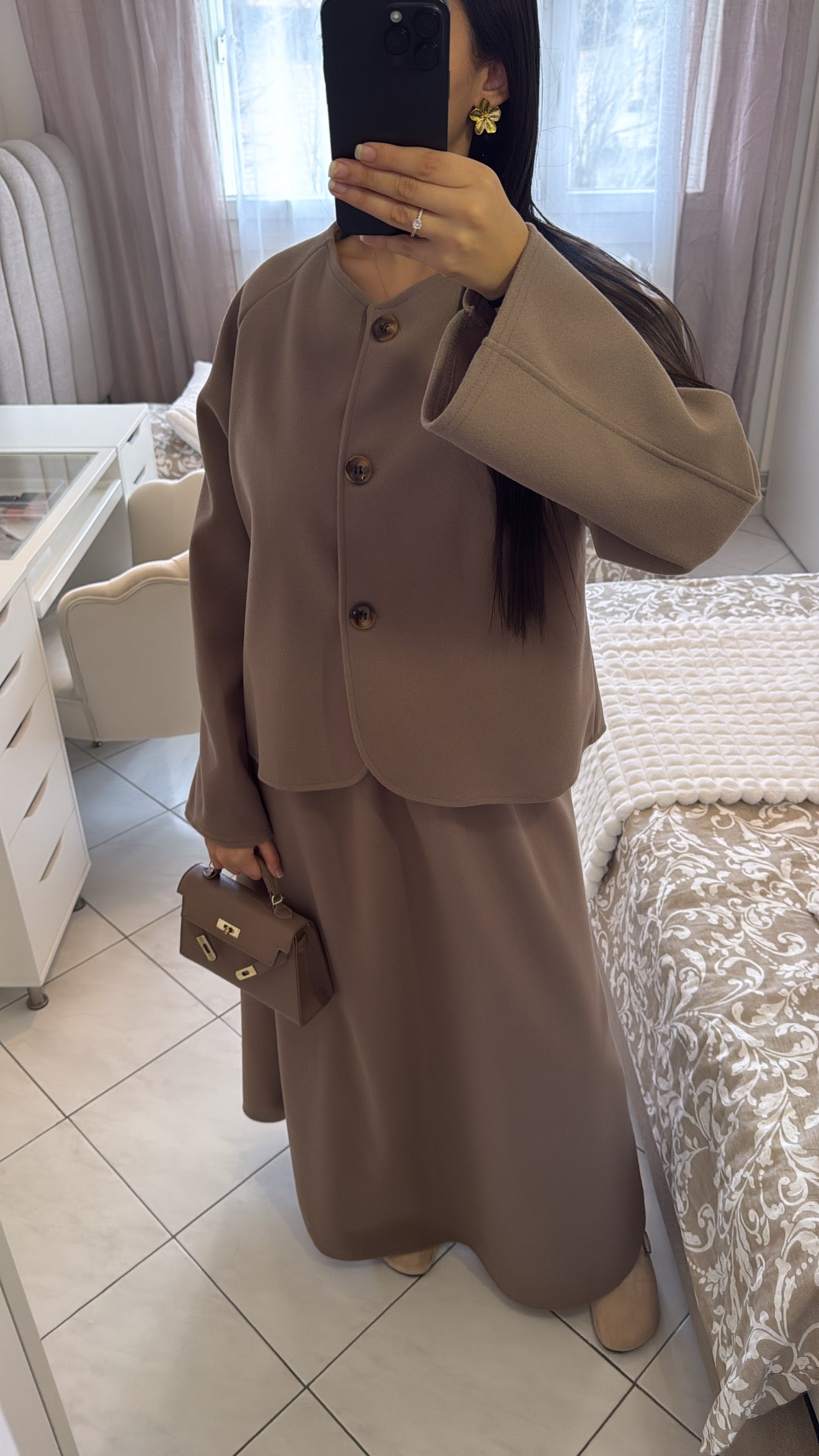 Ensemble lina taupe