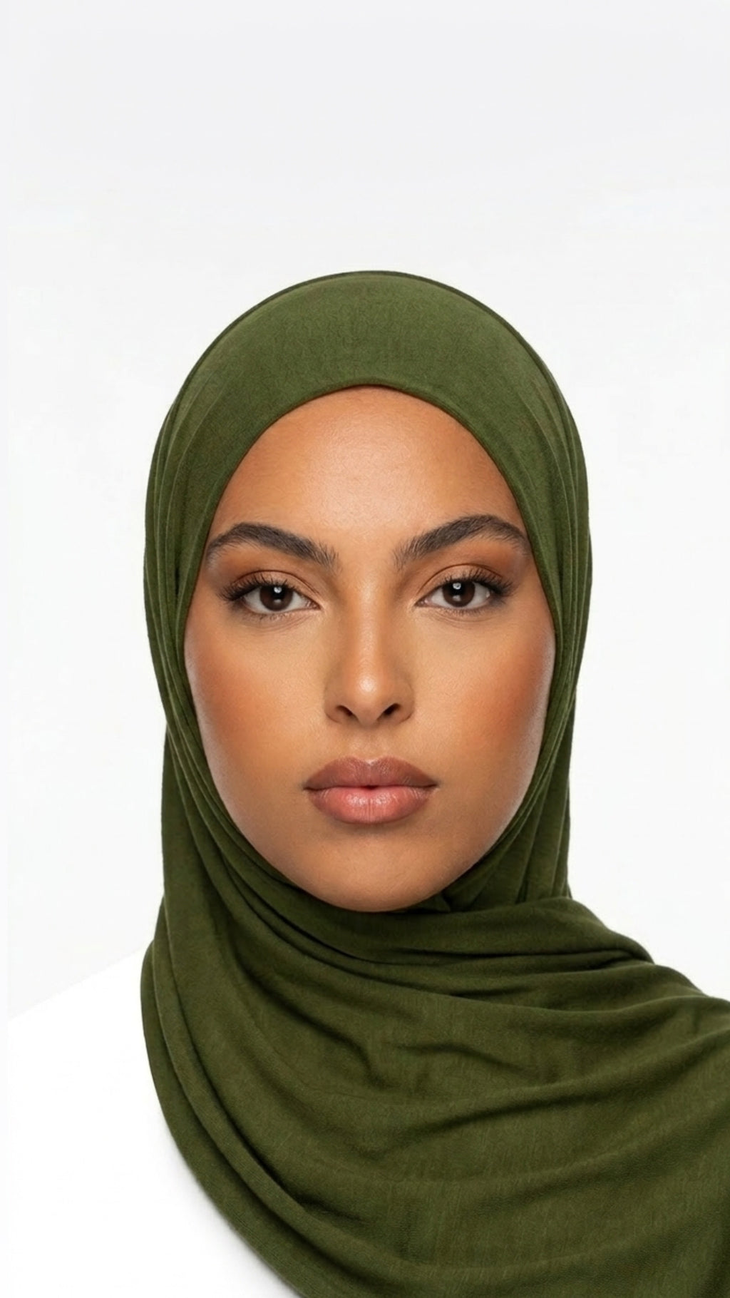 Voile jersey premium vert kaki