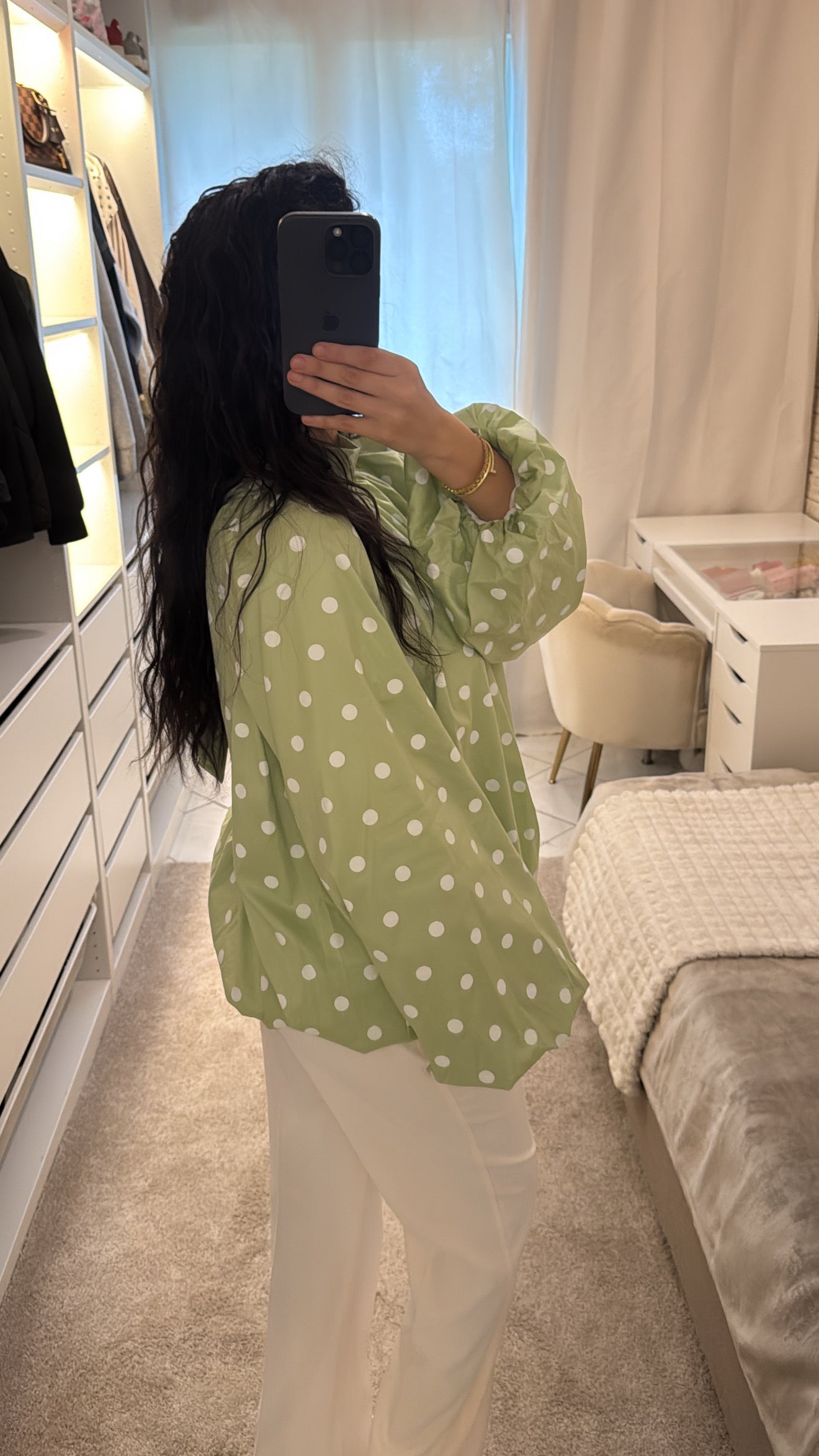 Haut Nour vert pistache