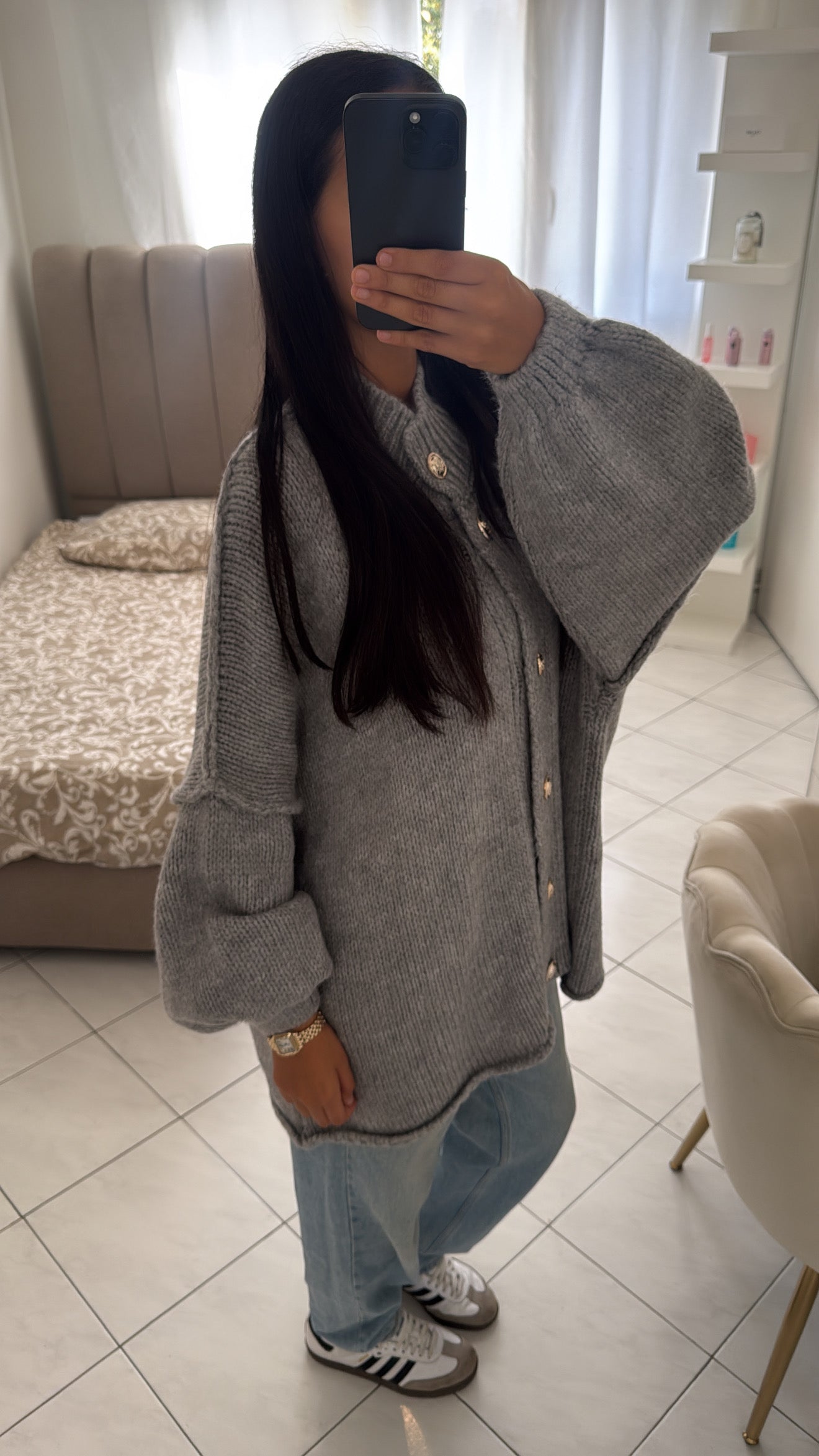 Haut nelya gris