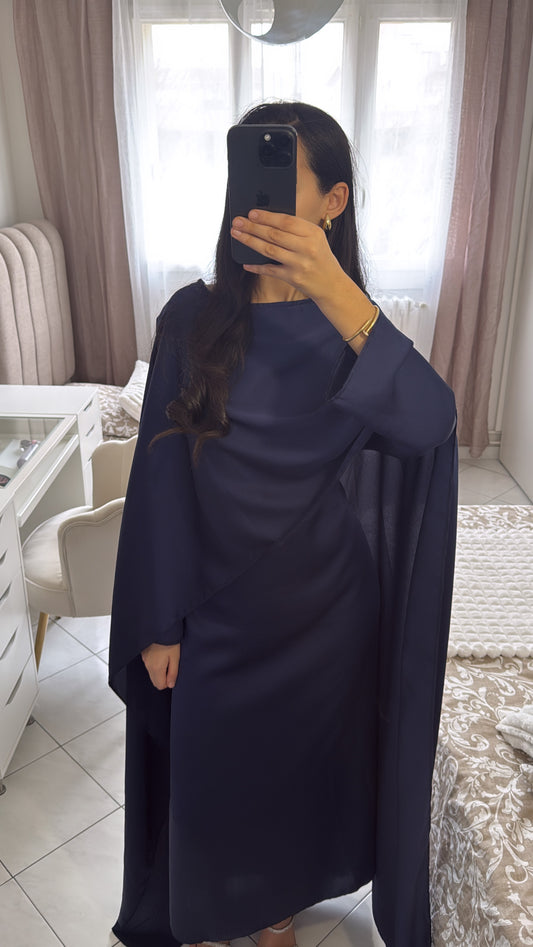 Abaya Jasmine bleu marine