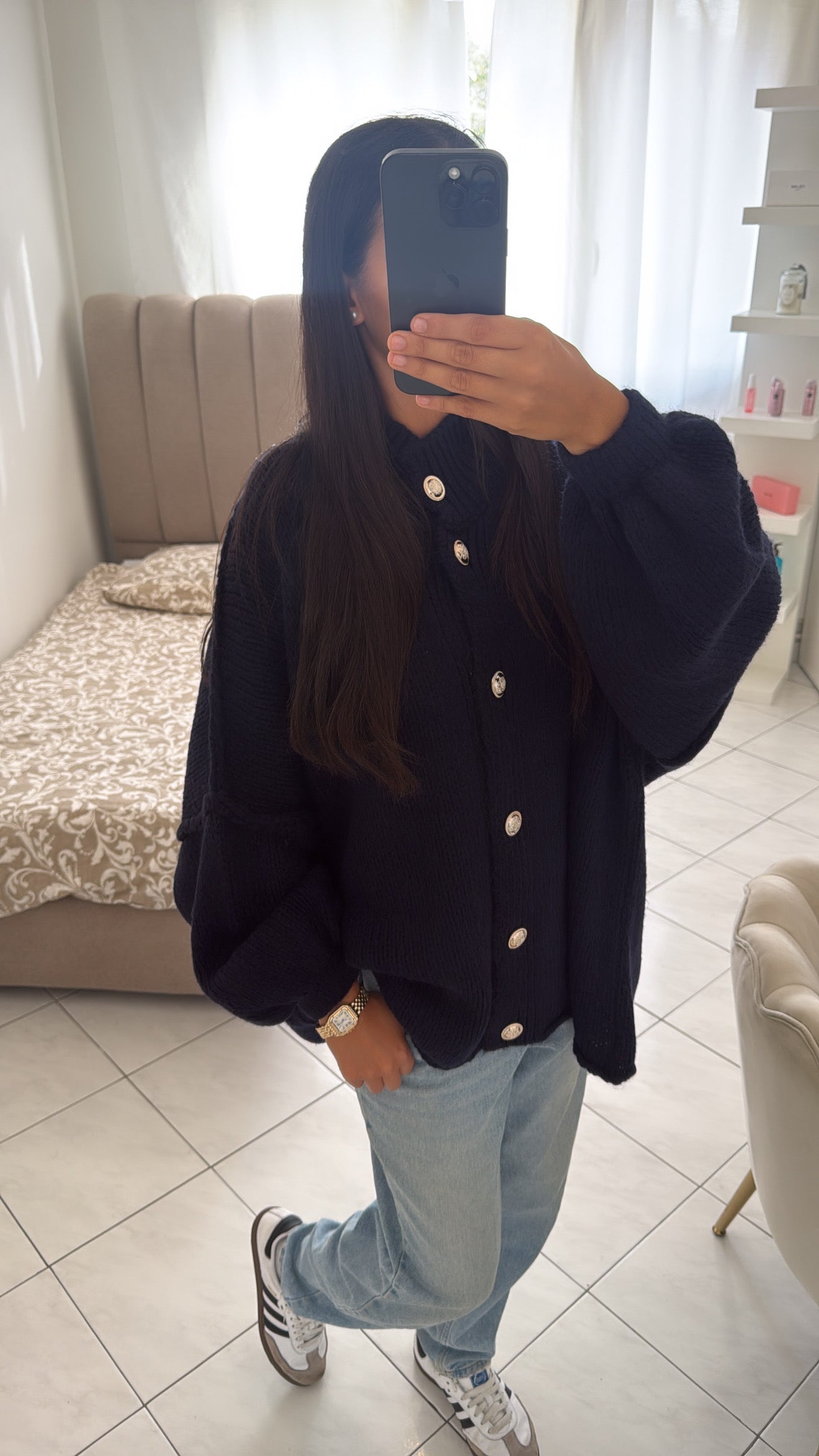 Haut nelya bleu marine