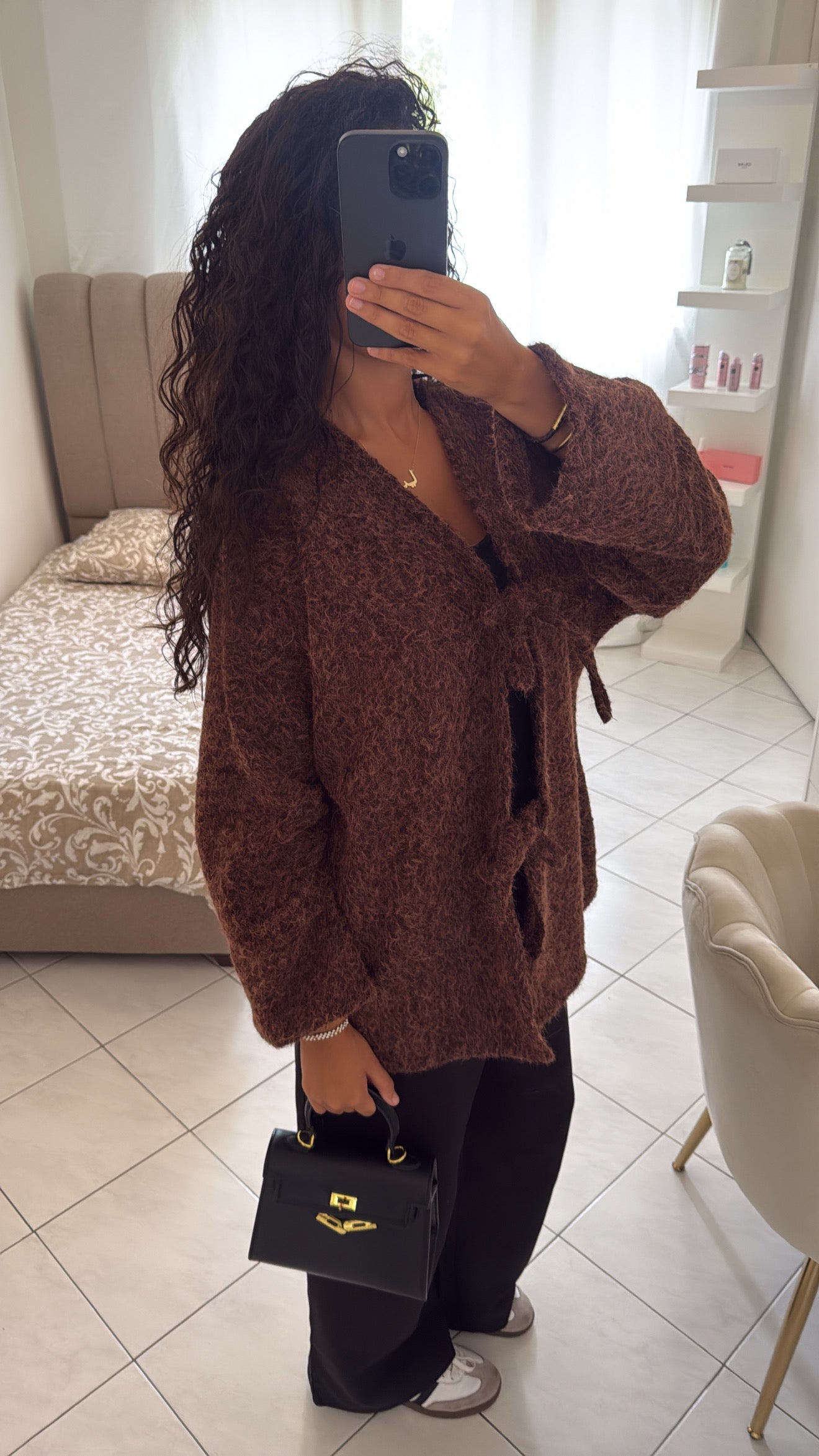 Manteau eyna marron
