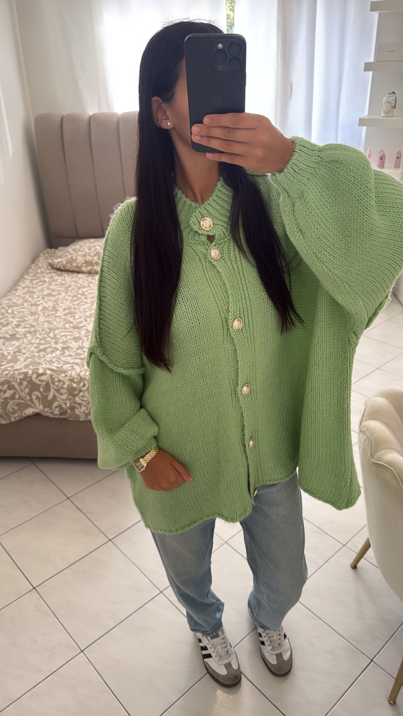 Haut nelya vert émeraude