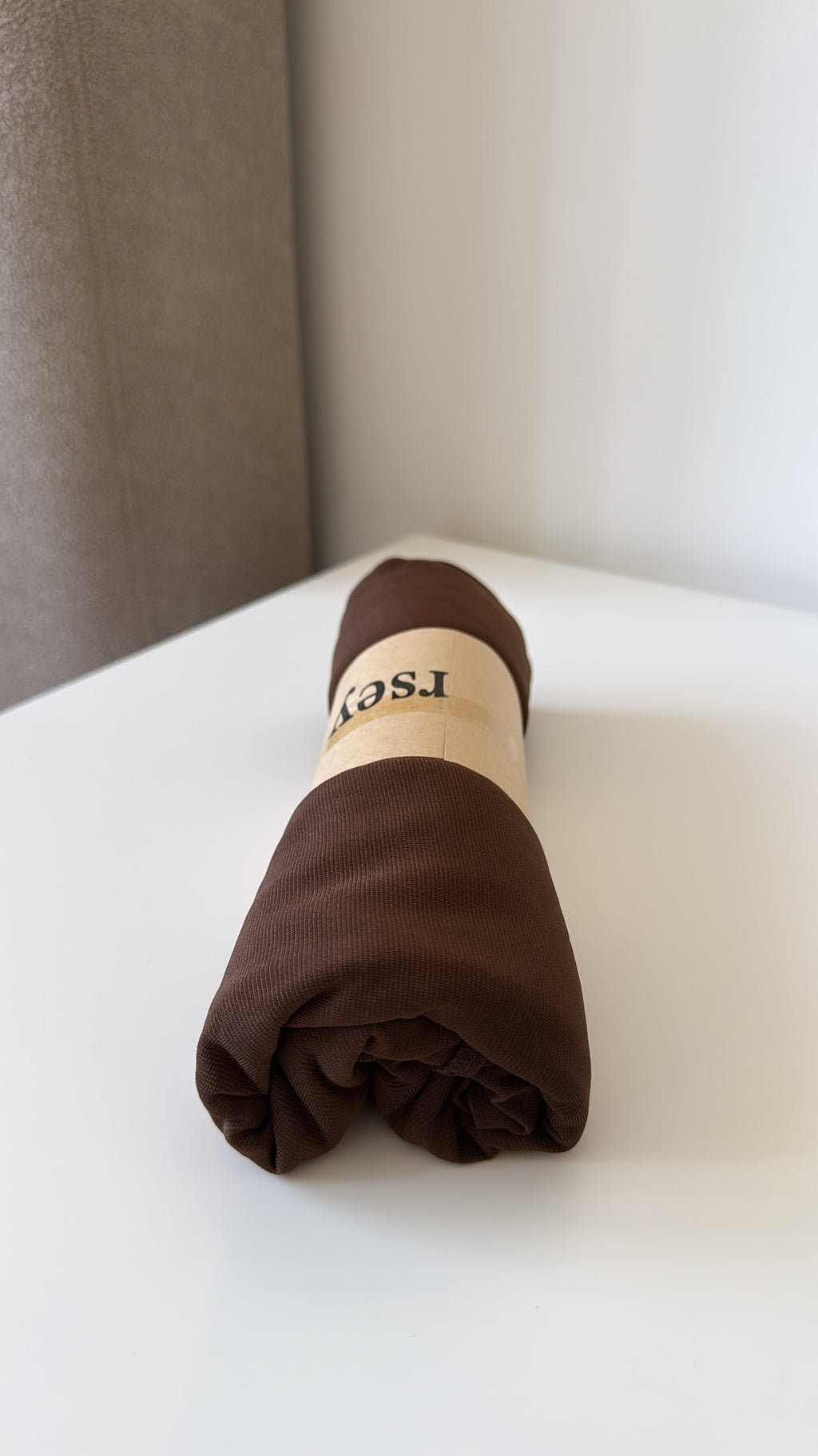 Voile jersey premium marron