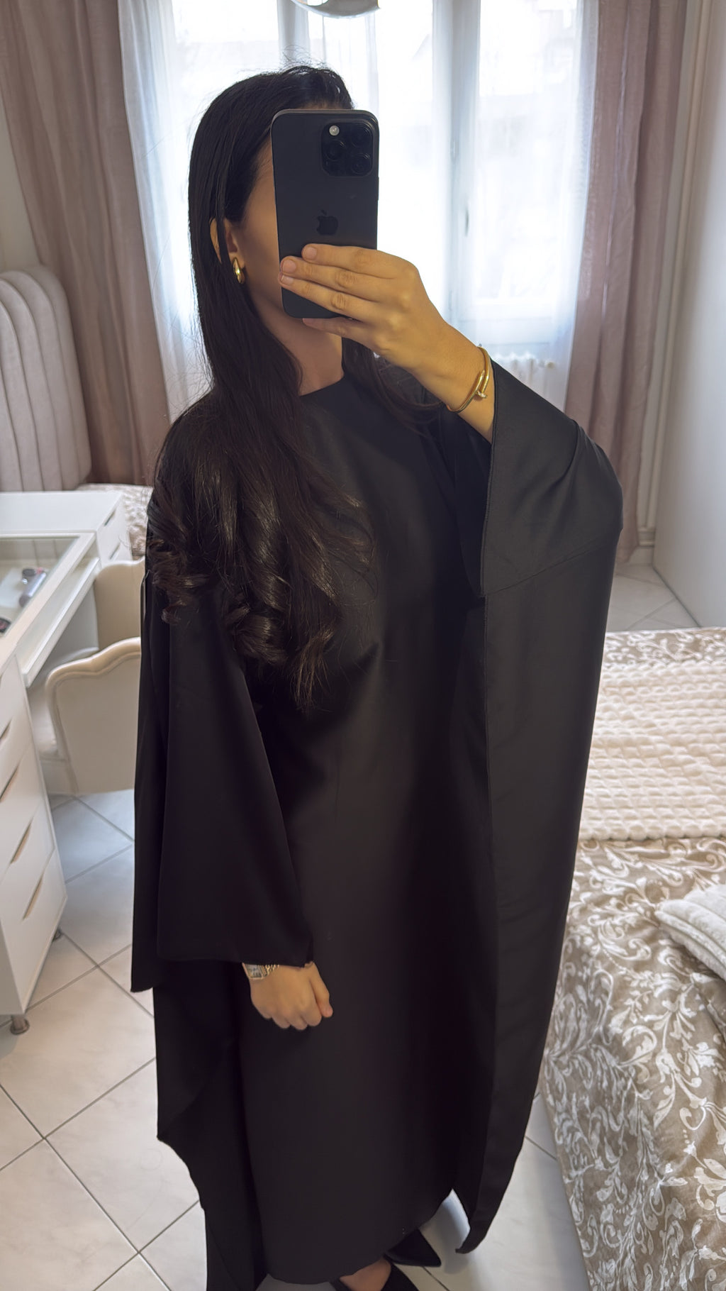 Abaya jihene noir