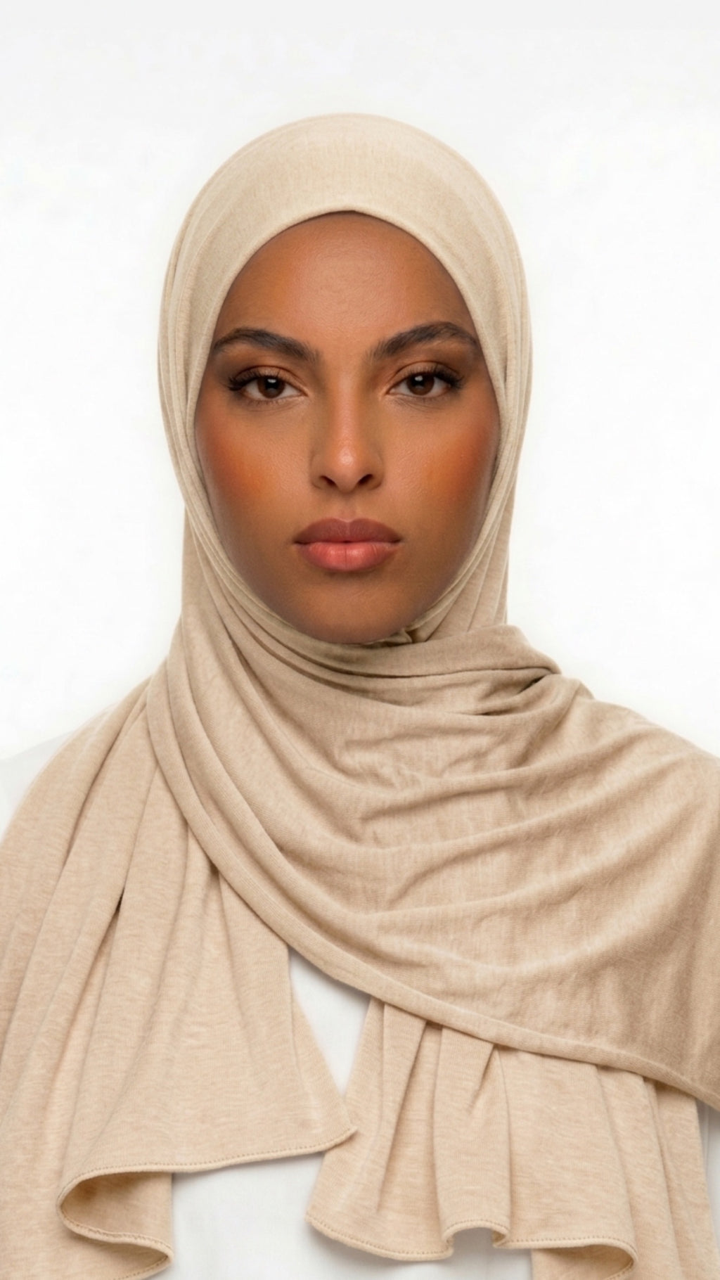 Voile jersey premium beige