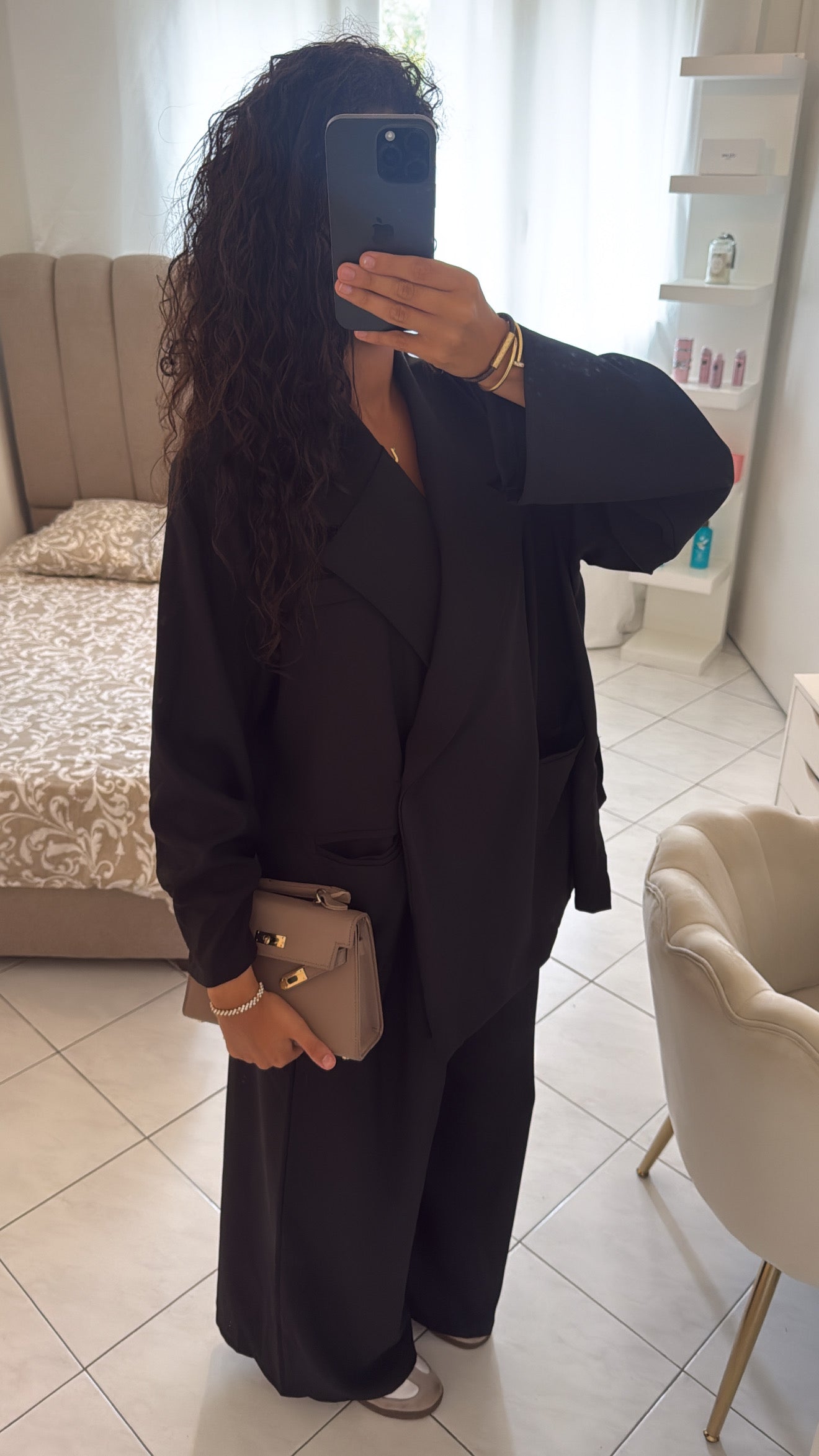 Ensemble blazer noir