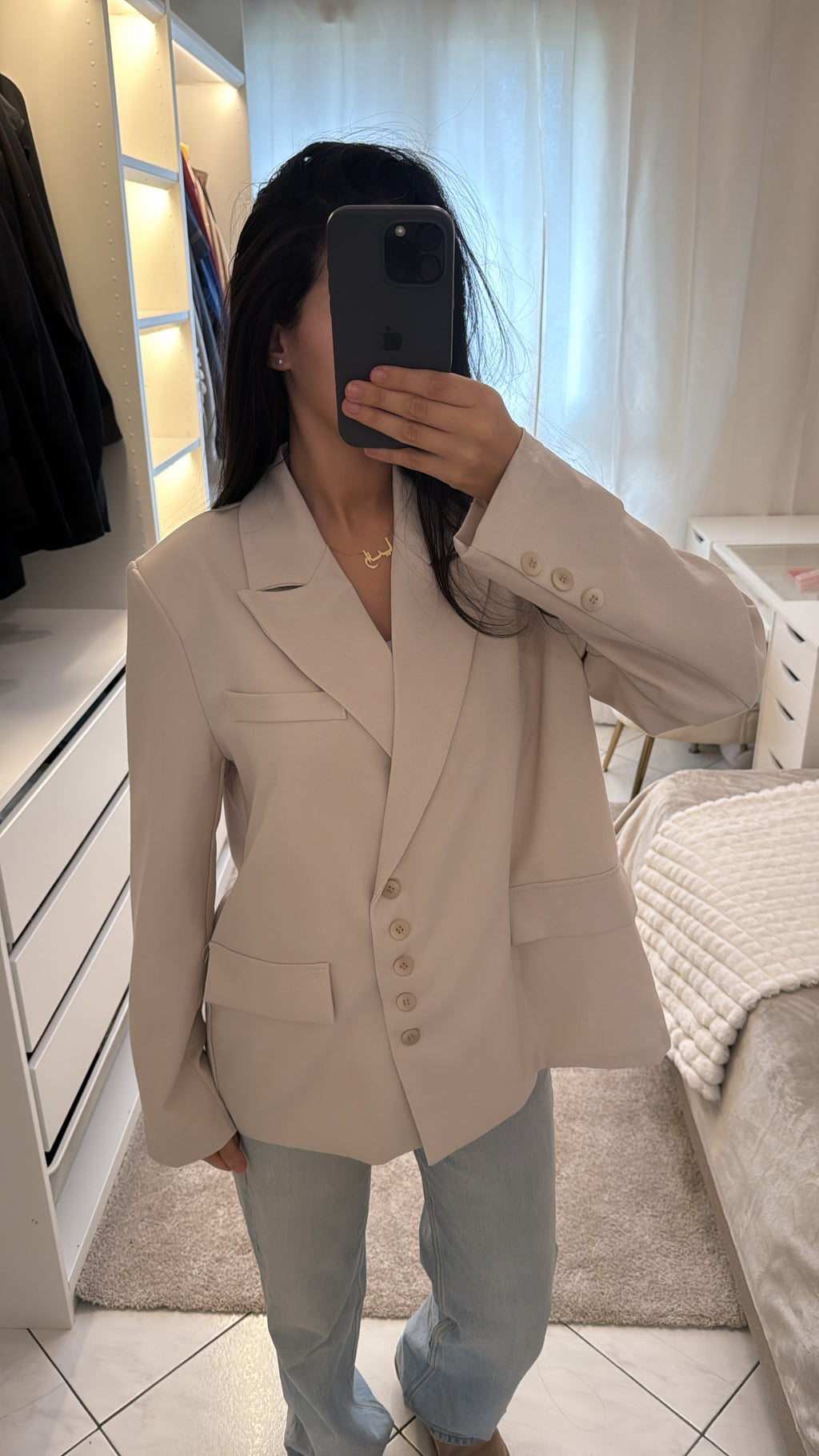Blazer arynaa beige