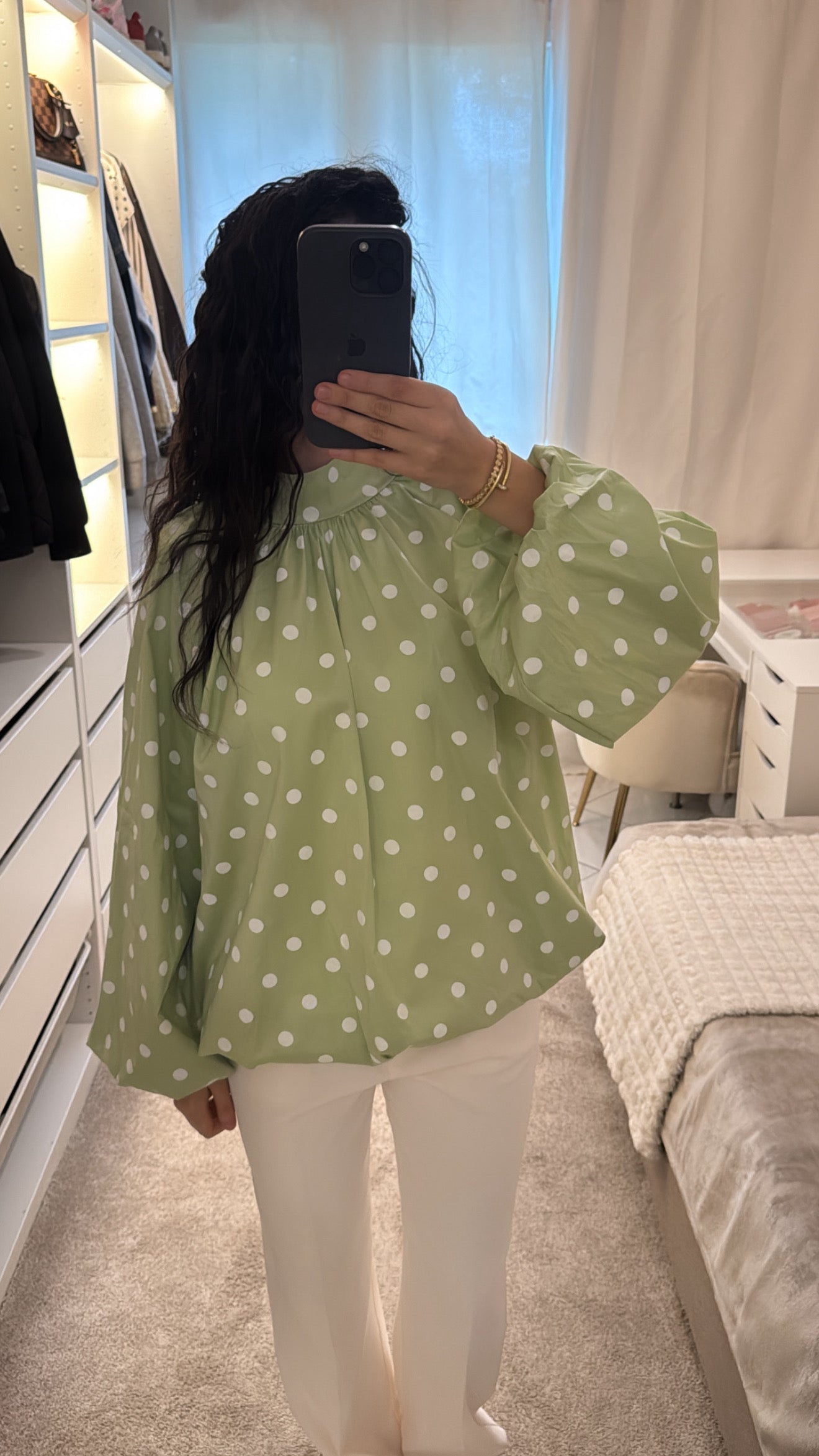 Haut Nour vert pistache