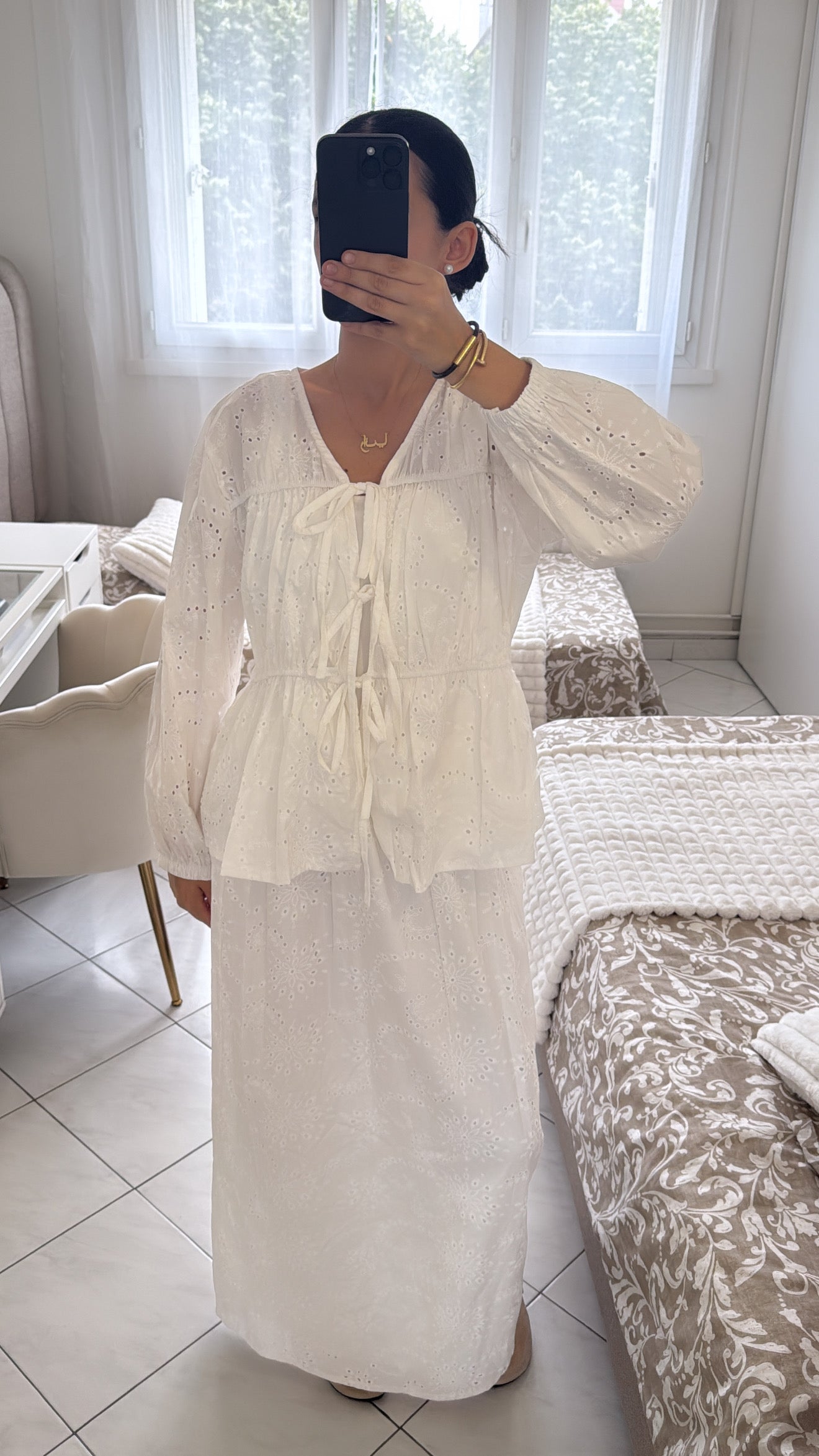 Ensemble naja blanc