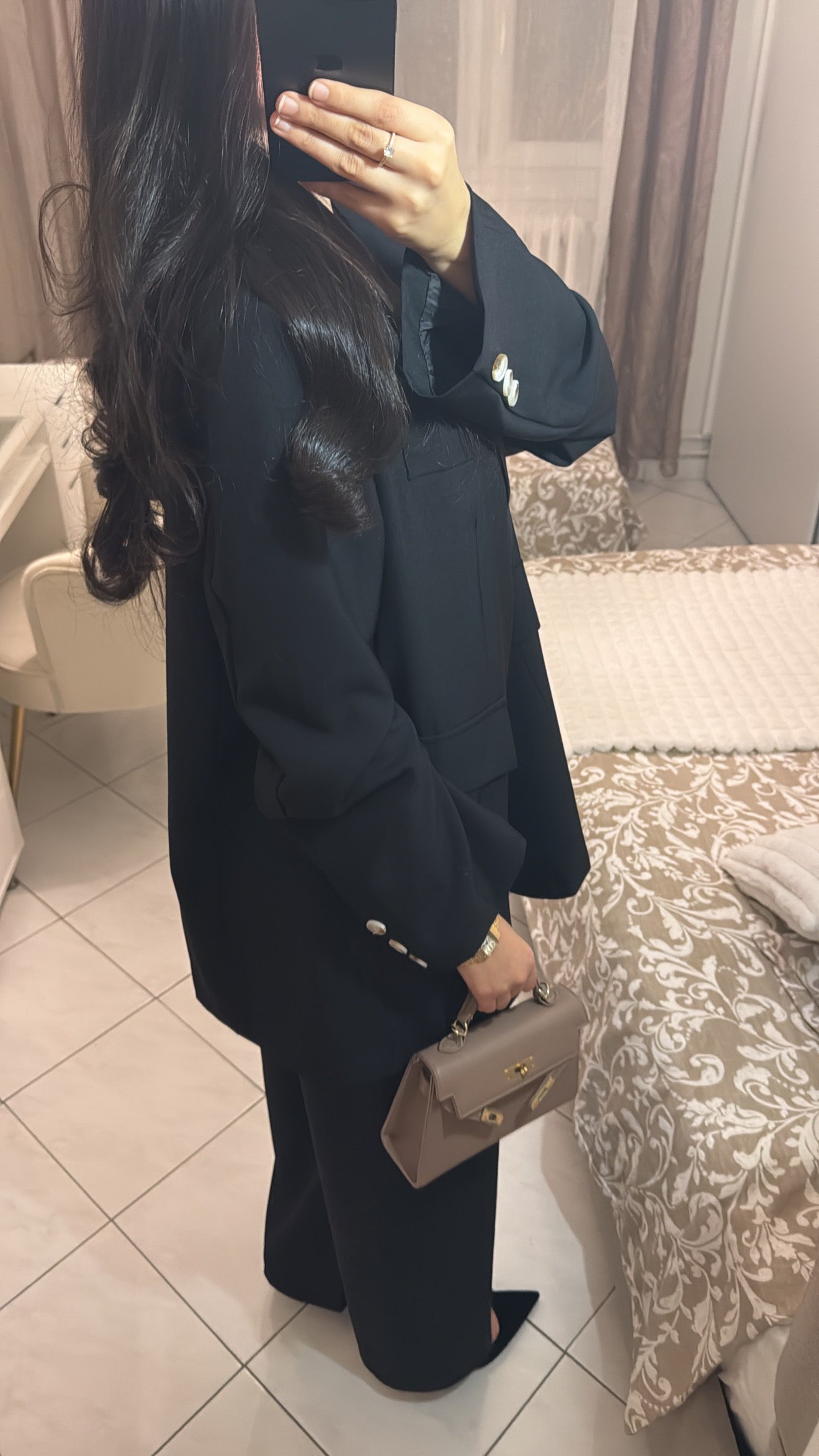 Ensemble blazer noir