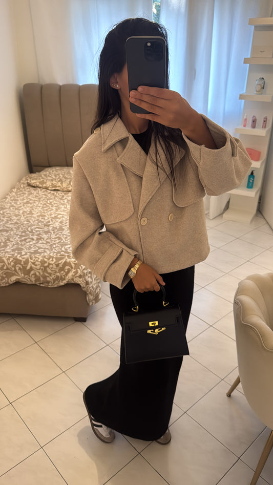 Trench court beige