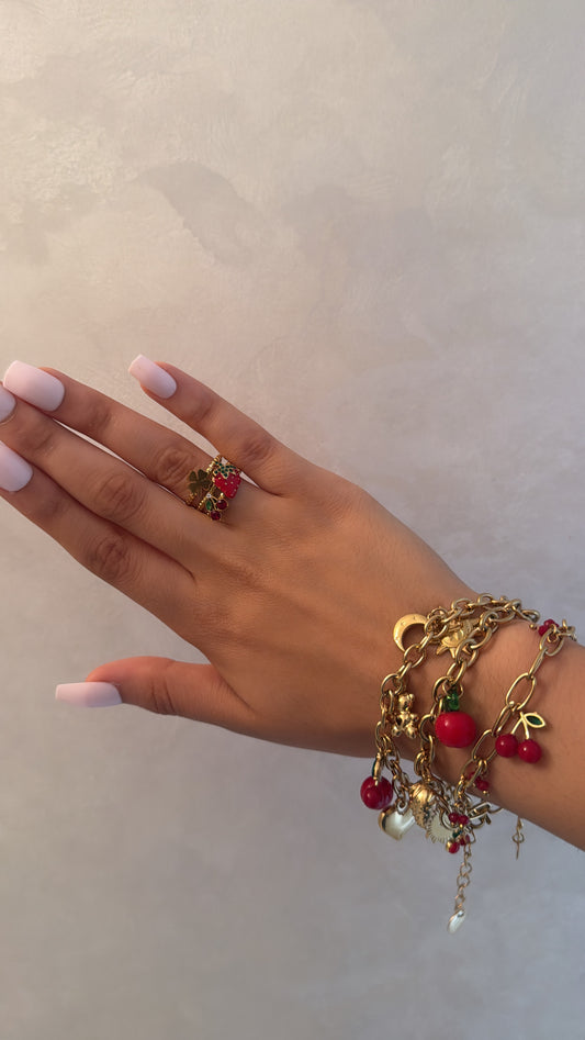 Bague fraise
