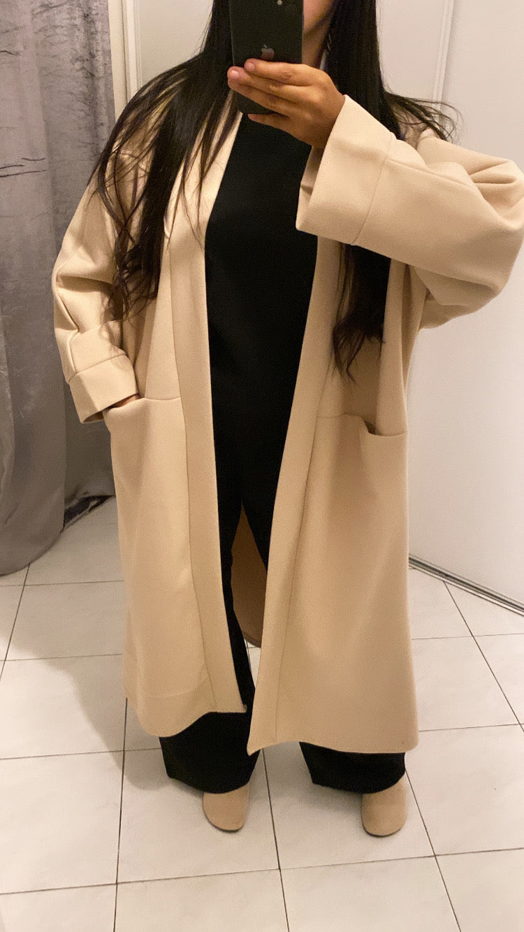 Manteau beige