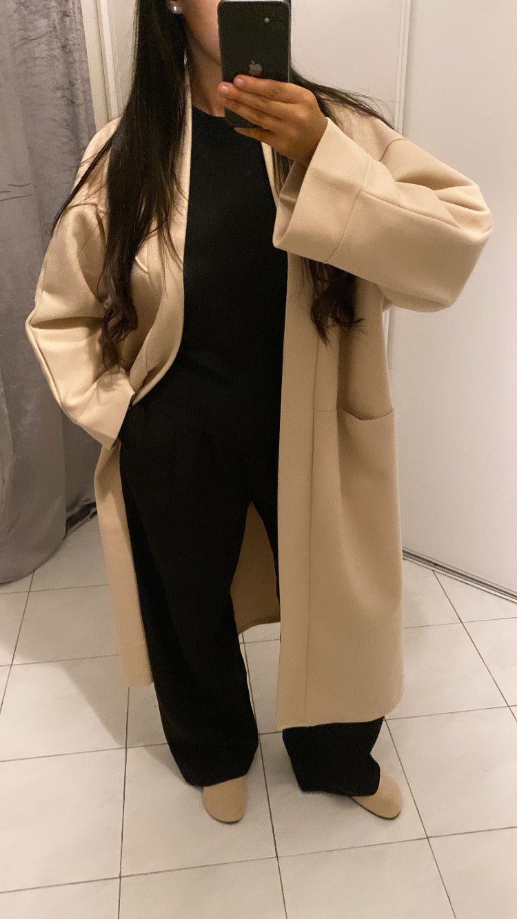 Manteau beige