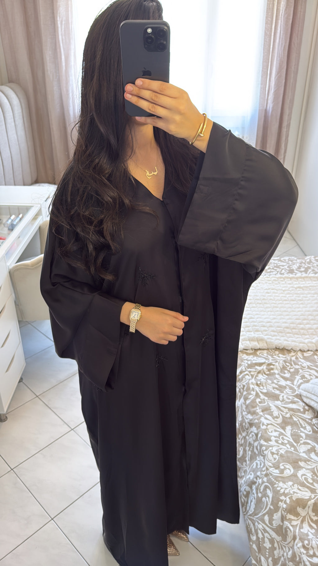 Abaya laila noir