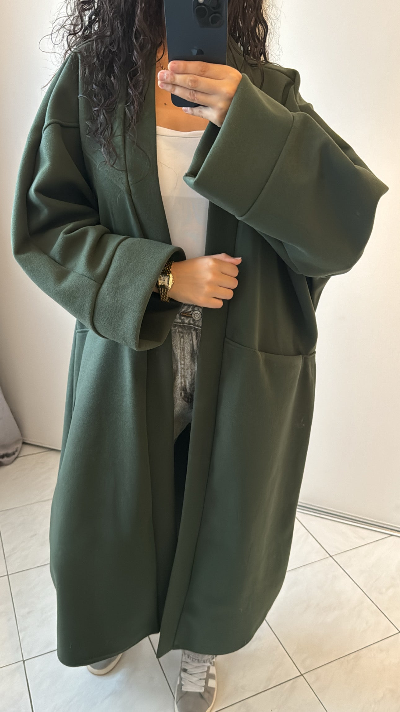 Manteau vert