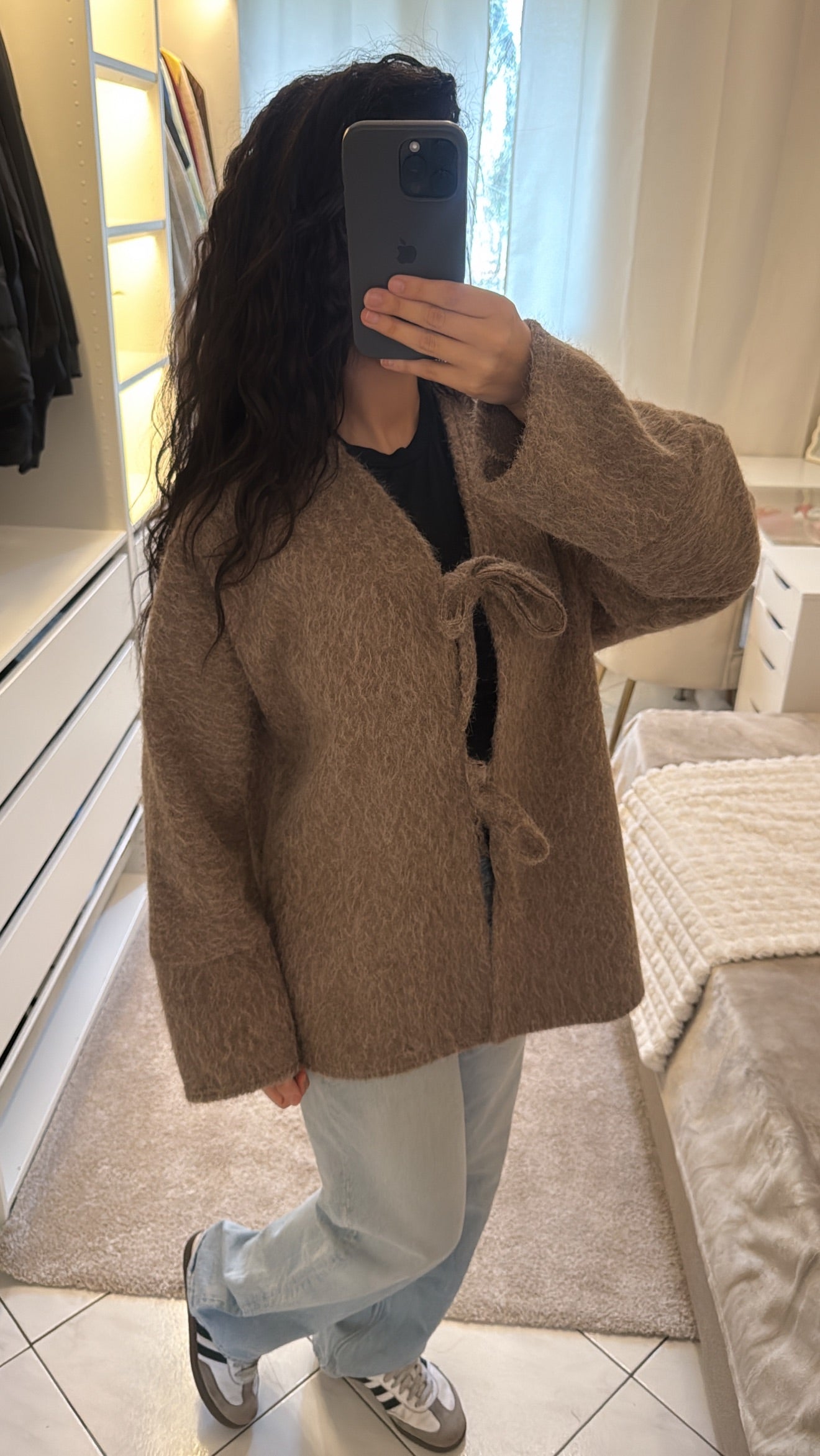 Manteau Eyna taupe