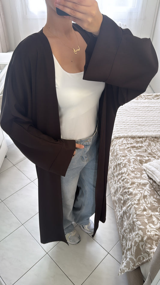 Kimono marron choco