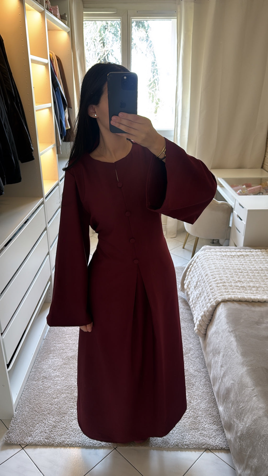 Robe tokyo bordeaux