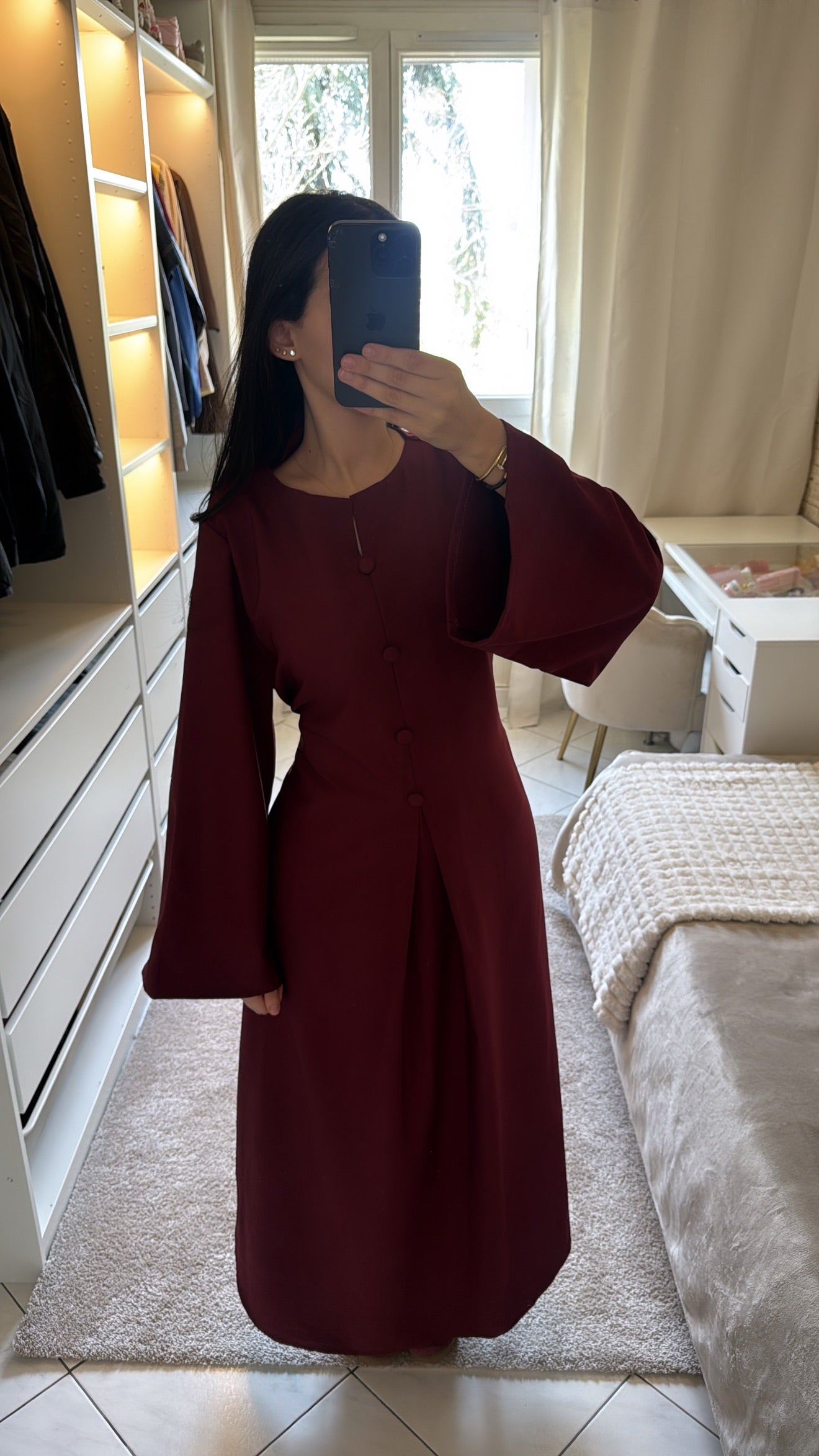 Robe tokyo bordeaux