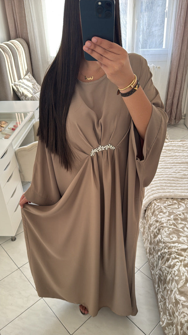 Abaya maryam taupe