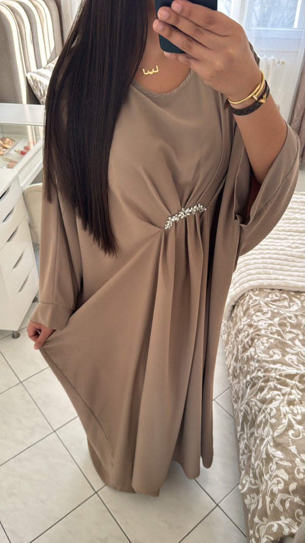 Abaya maryam taupe
