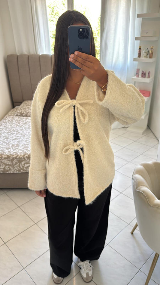 Manteau eyna blanc crème
