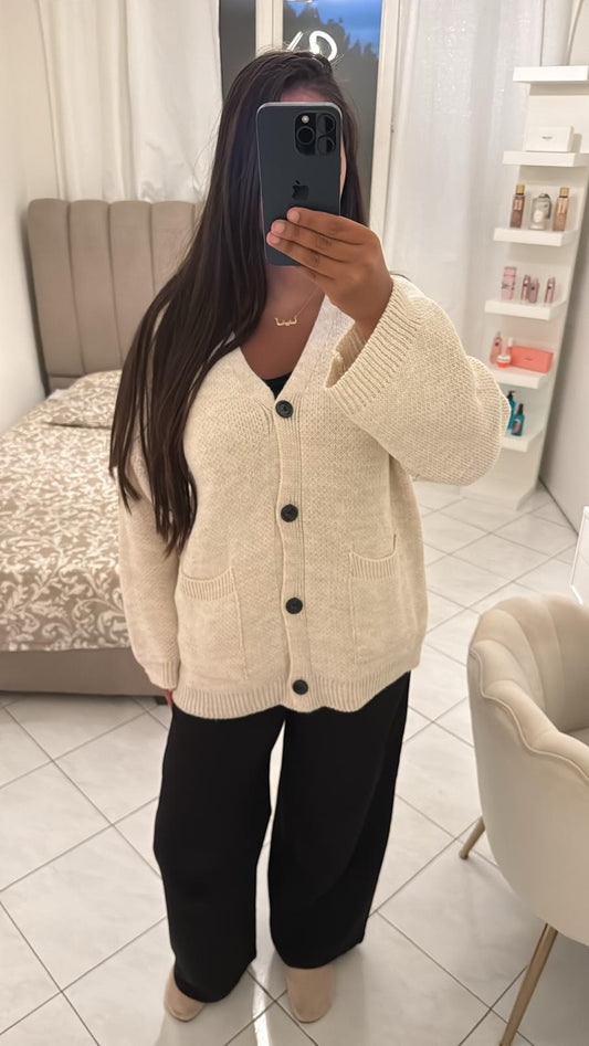 Cardigan beige