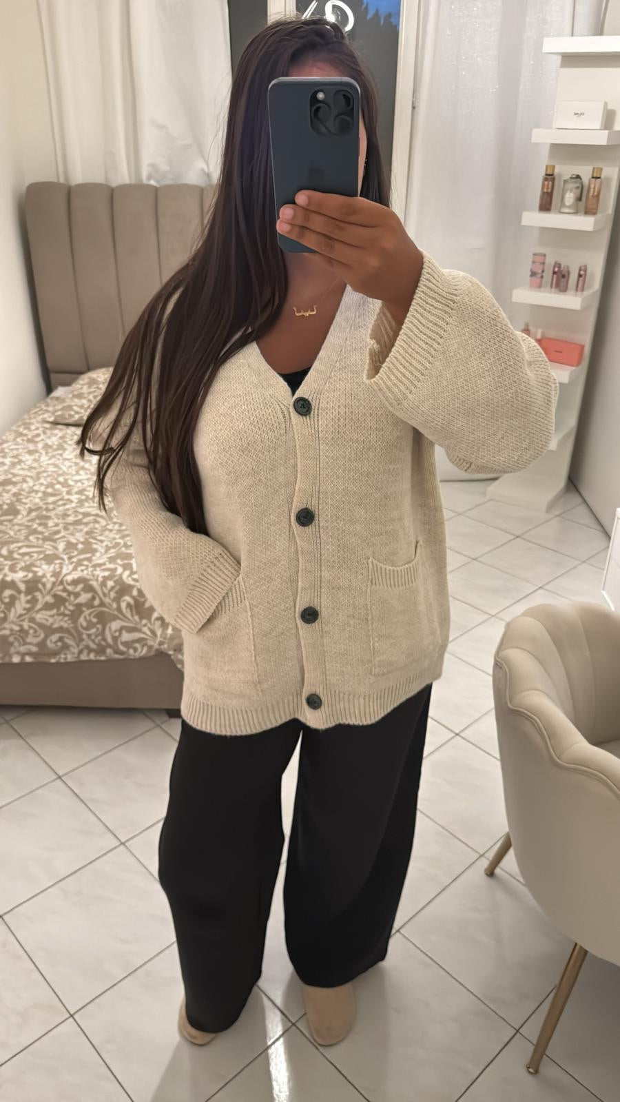 Cardigan beige