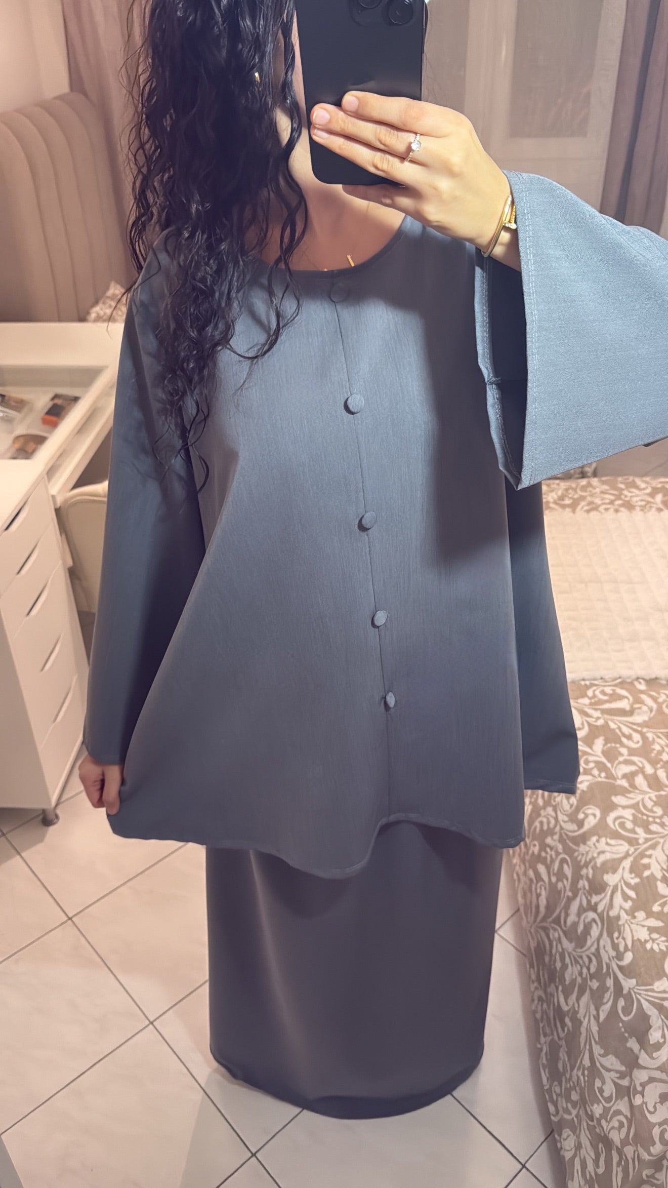 Ensemble laya gris
