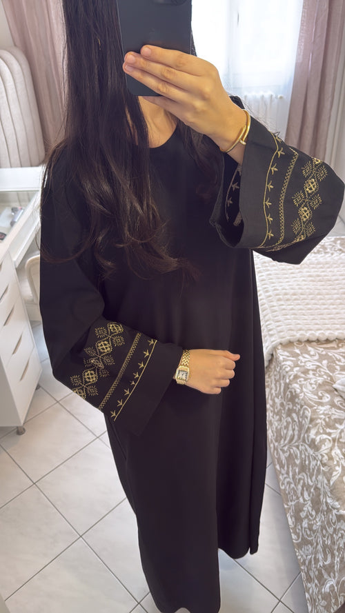 Abaya doha noir