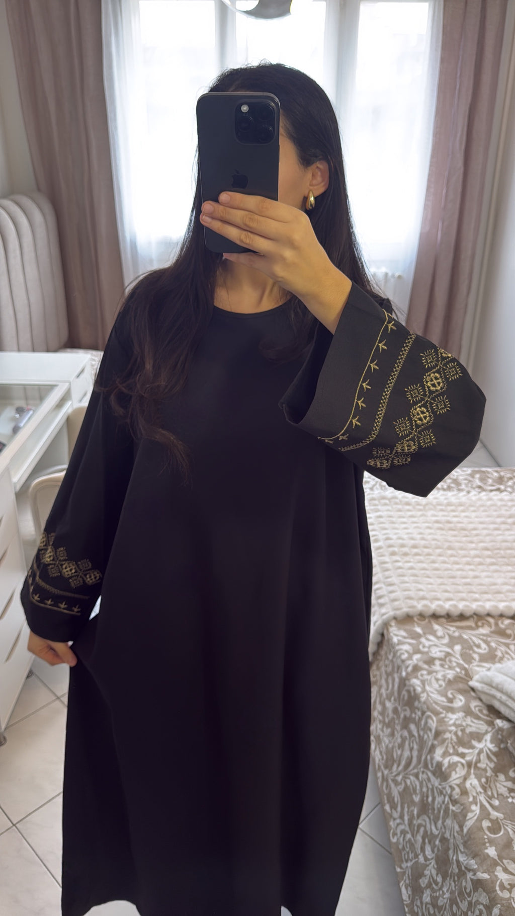 Abaya doha noir