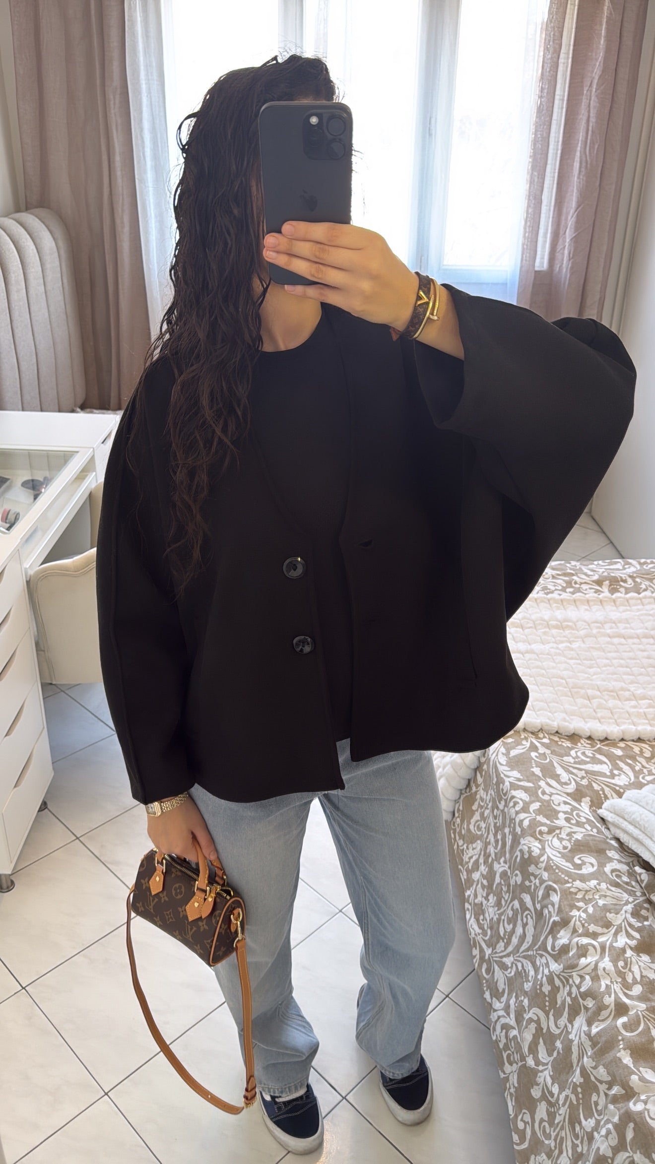 Veste safya noir
