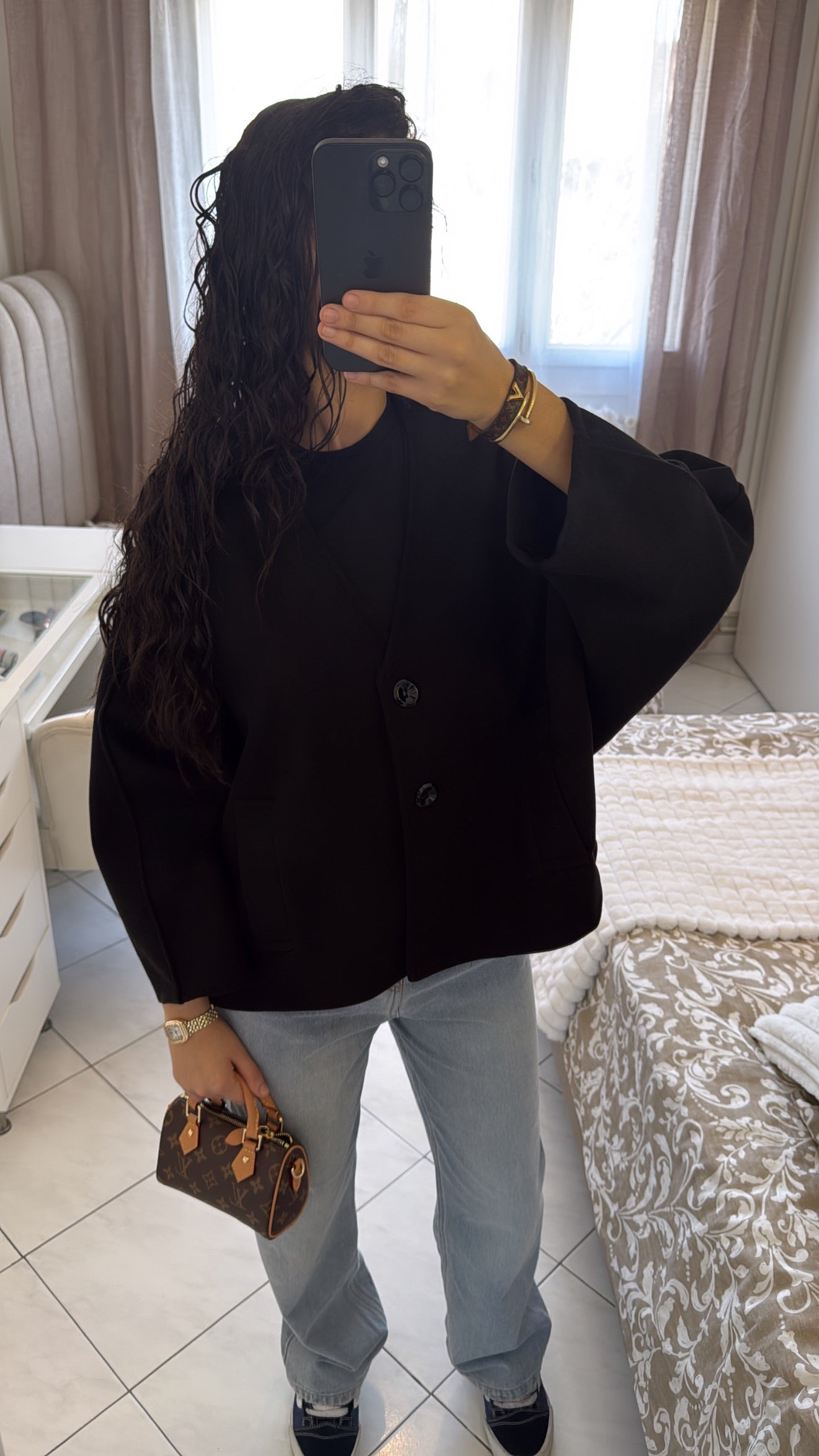 Veste safya noir