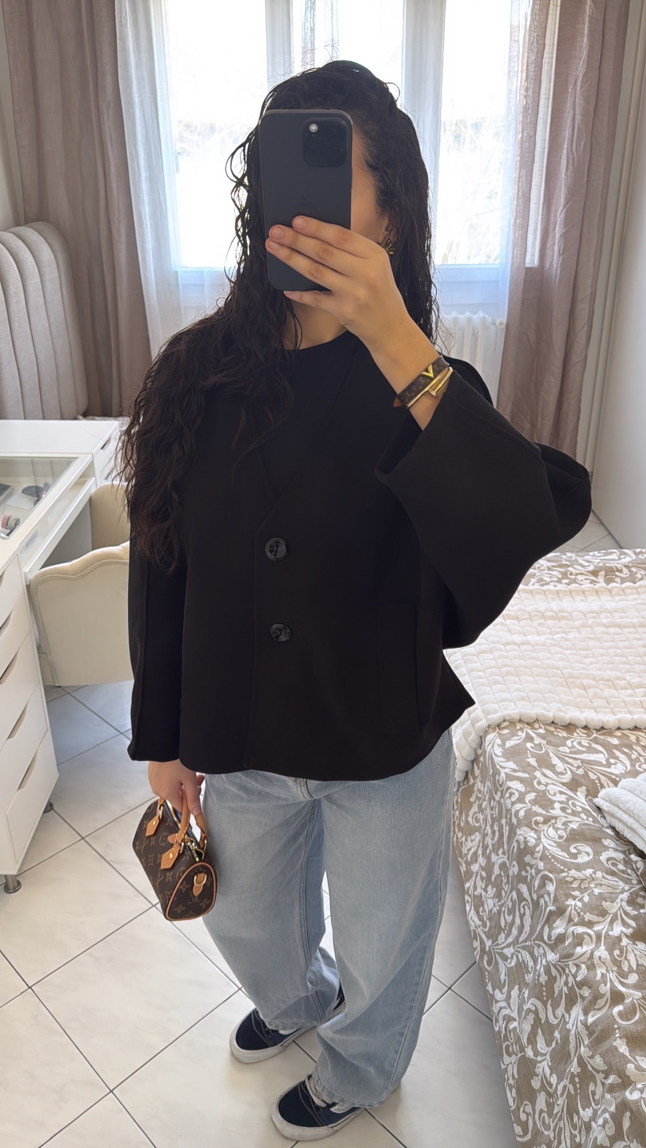 Veste safya noir