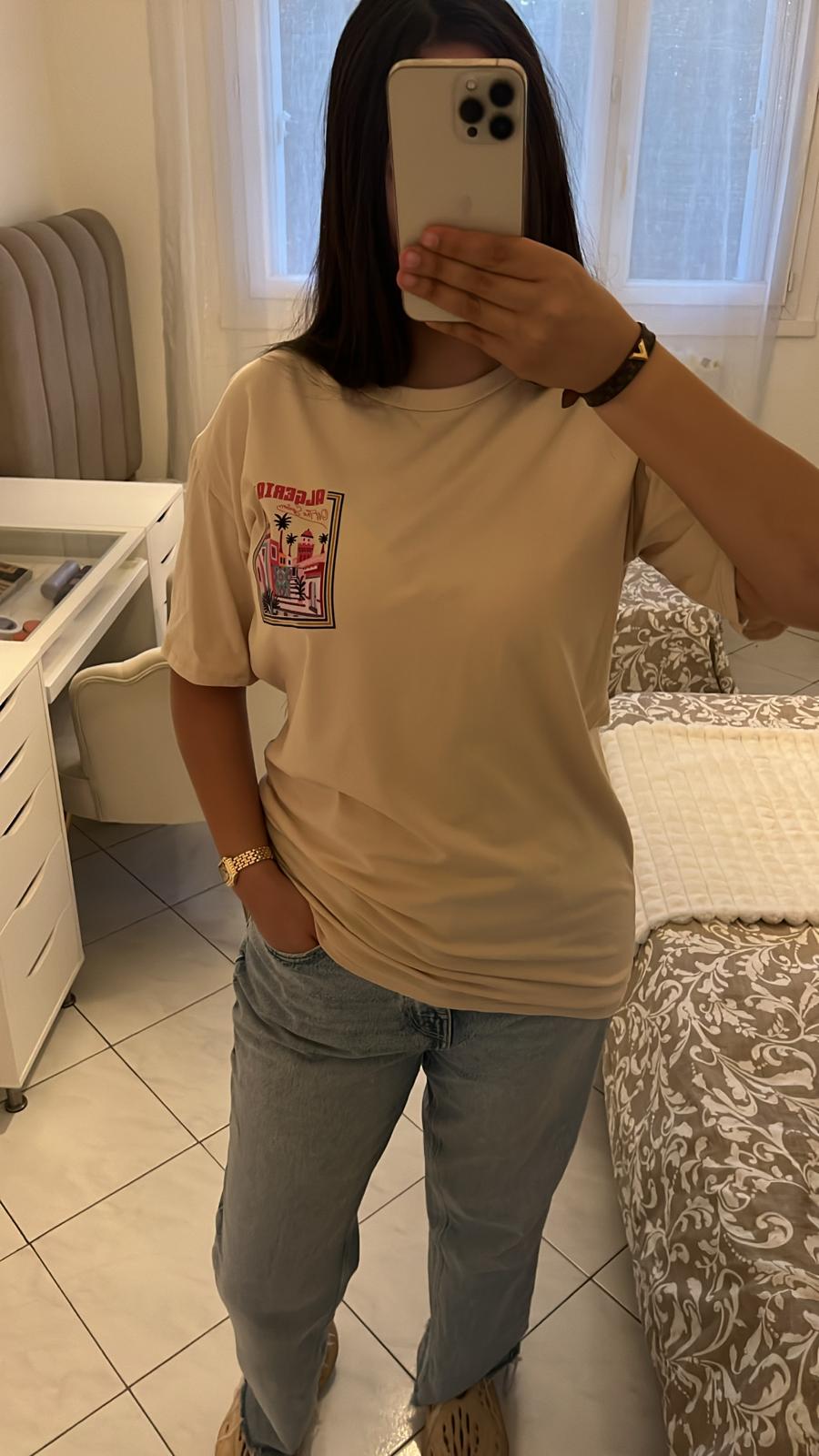 T-shirt ALGERIE beige