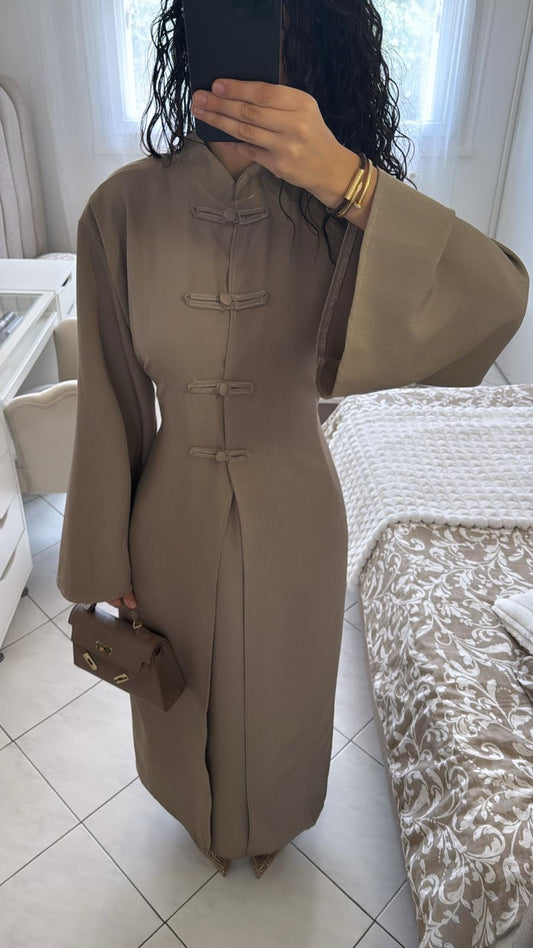 Ensemble maïssa taupe