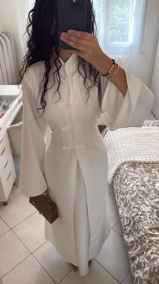 Ensemble maïssa blanc