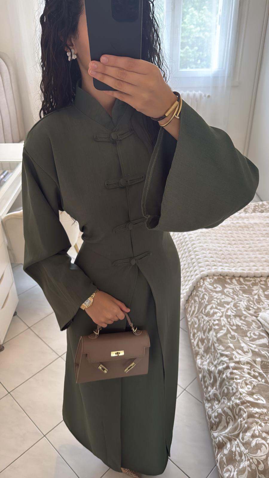 Ensemble maïssa vert