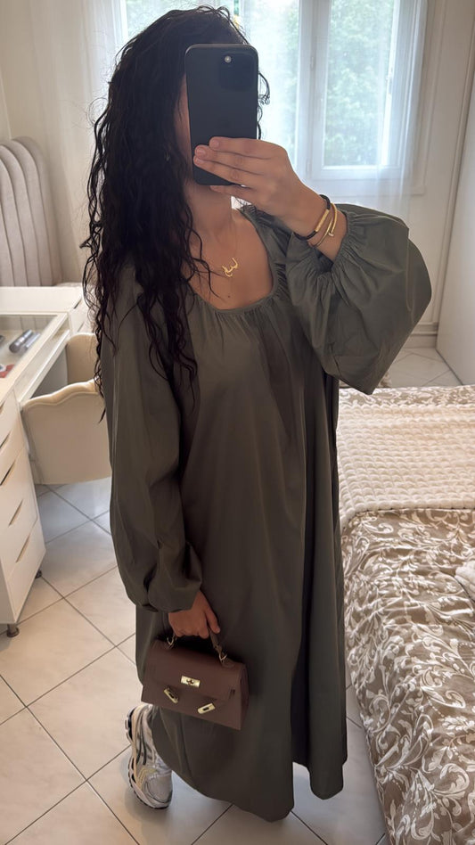 Robe large vert