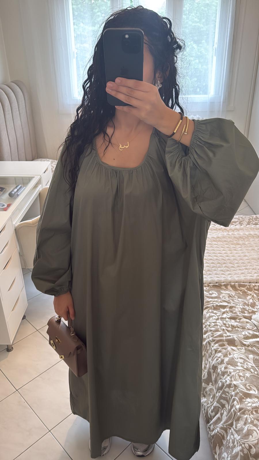 Robe large vert