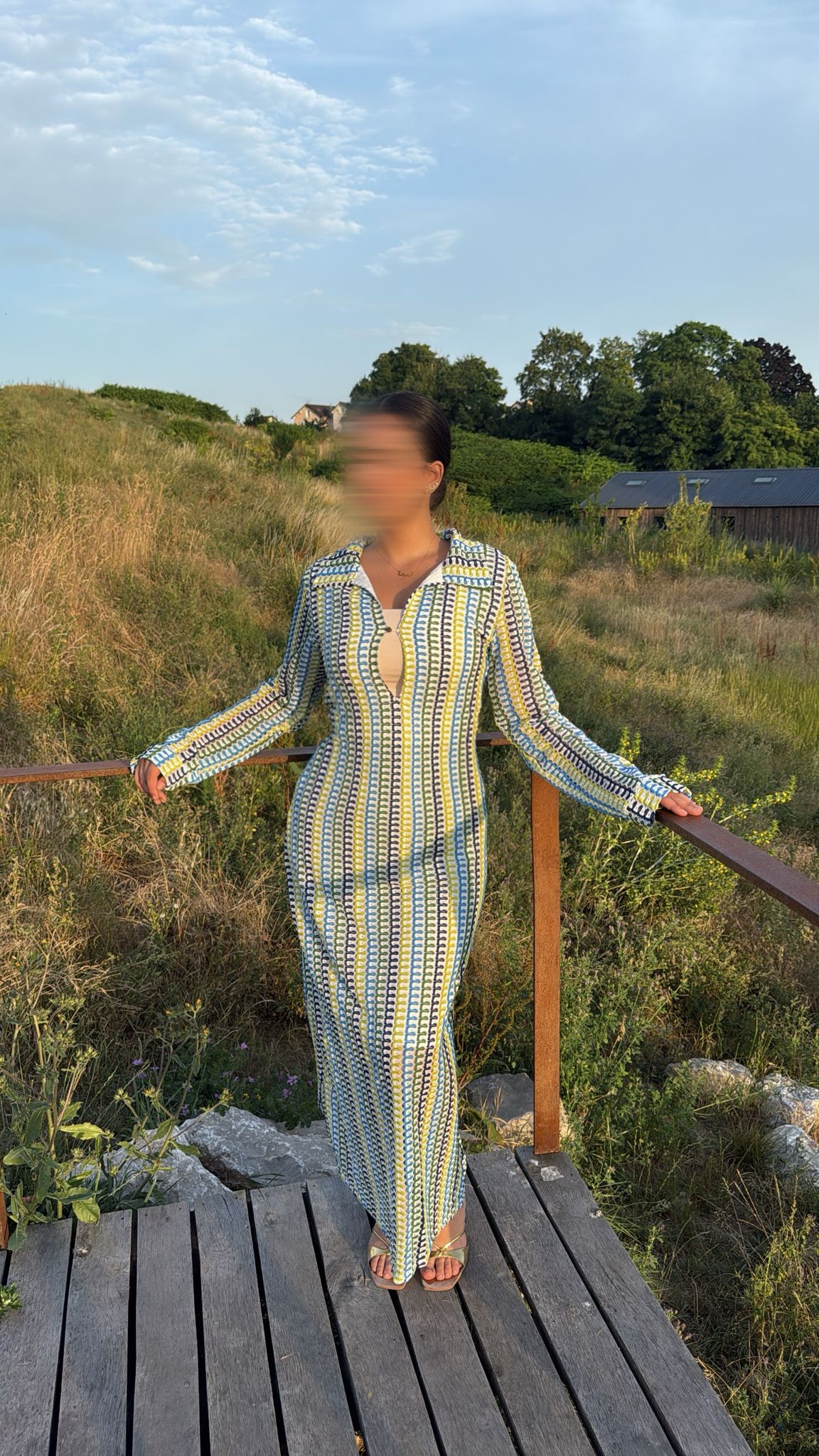 Robe nour bleu