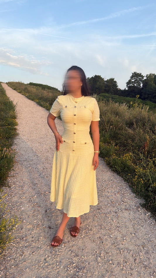 Robe amel jaune