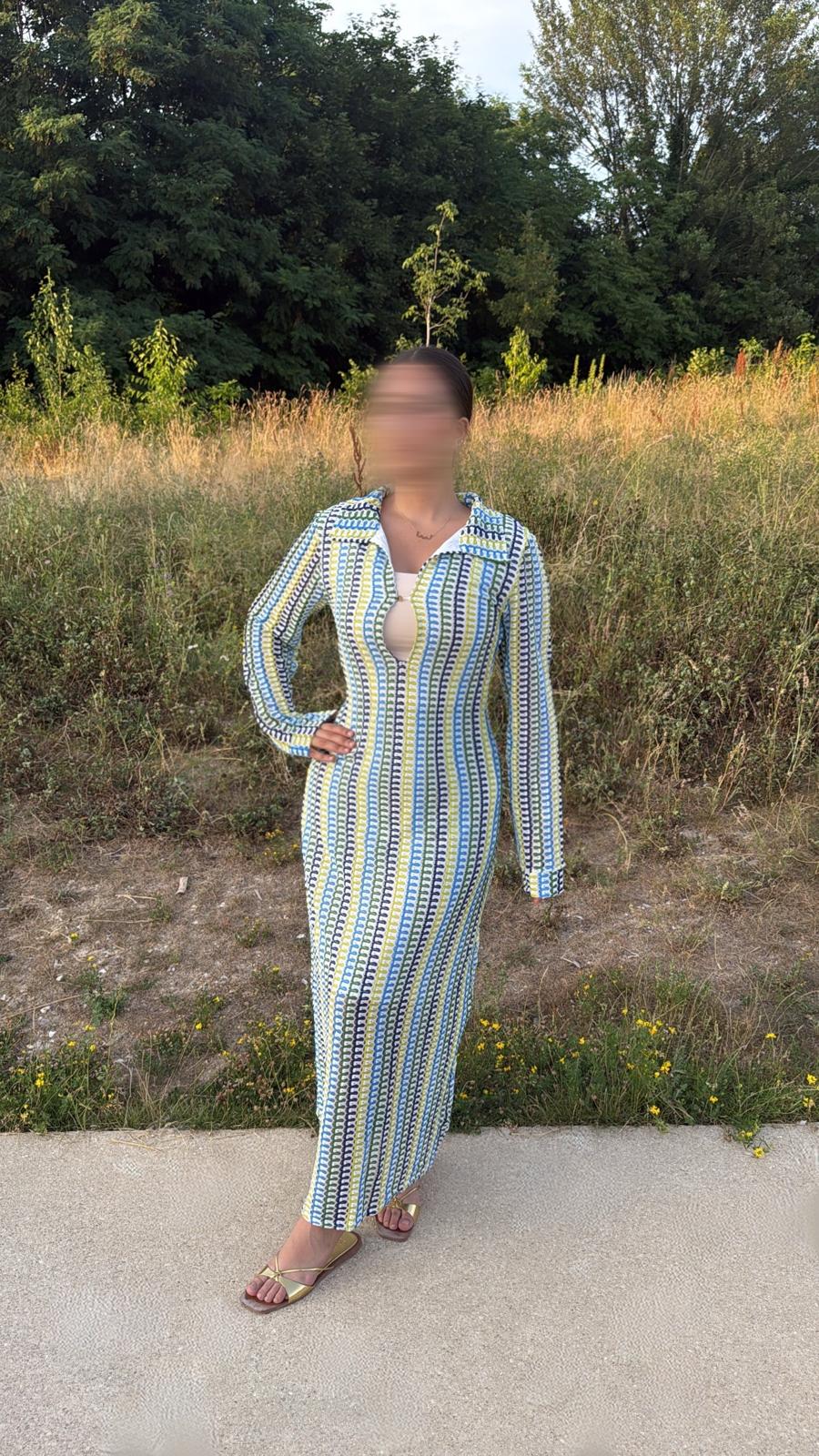 Robe nour bleu